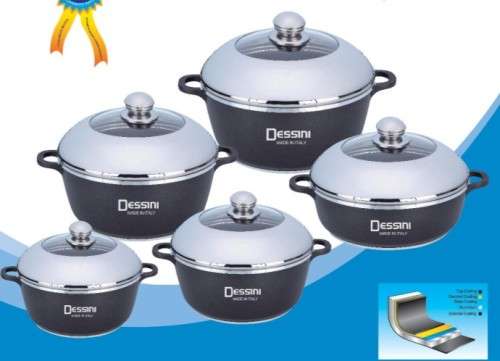 Professional Non stick Die-Cast Cookware Set of 10 PCS