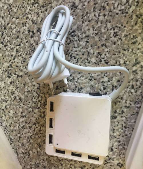 6 port usb desktop charger 1.5m line