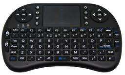Wireless Mini Keyboard with Touchpad for Android TV Box and XBOX360/PS3 and PC Black