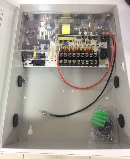Power supply 12V Battery Back up box ( 10A 9 CHANNEL)