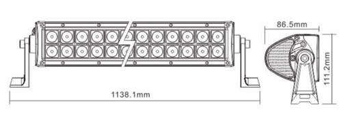 LED Bar Light 240W