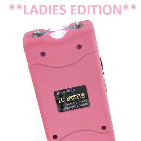 New High Powered Pink Stun gun Rechargeable -LADIES EDITION