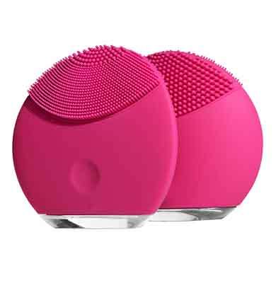 LINA  Electric Massage Silicone Facial Cleansing Brush Device