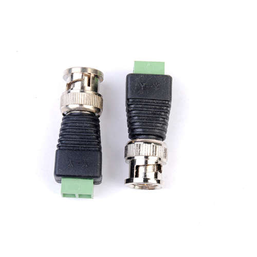 100pcs MALE BNC to Video balun for cctv camera system
