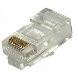 RJ-45 CAT5 Modular Plug Network Connector   (  50pcs)