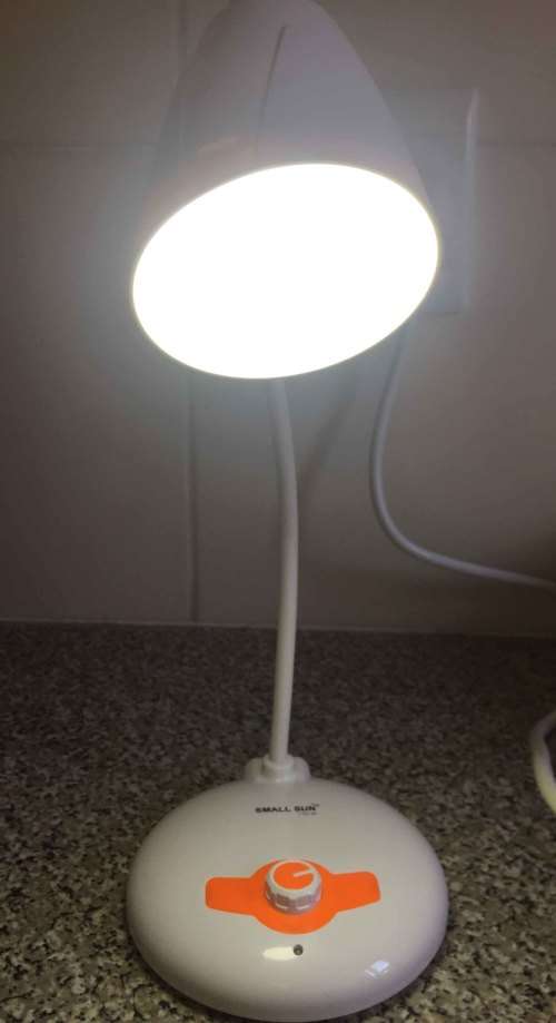 Rechargeable led desk lamp ( adjust warm white and cool white)