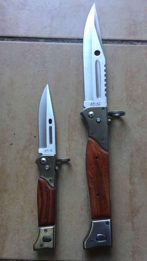 2pcs foldable sharp knief ( 22cm/34cm ) kit