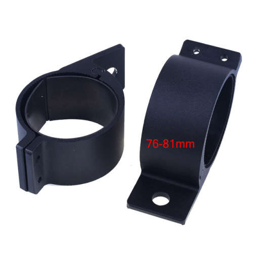 Pair Bull Bar Mounting Brackets Clamp Light Bar HID Bullbar Mount 76-81mm Black