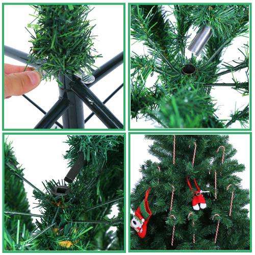1.8m Christmas Artificial Tree with Metal Stand