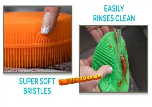 Better Home Item Sponge Anti-Bacterial Kitchen Cleaner High-grade Silicone 3PCS