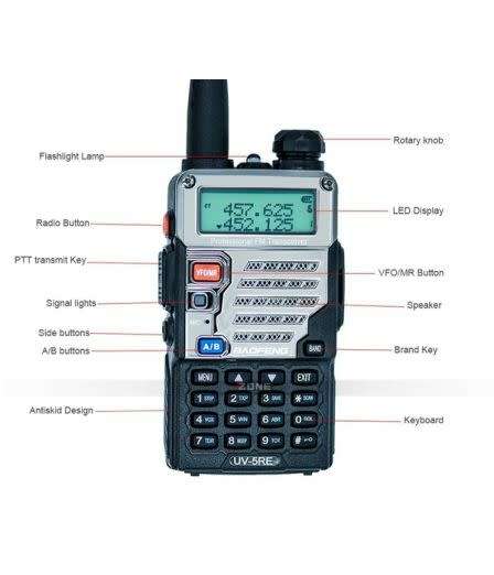 UV-5RE Walkie Talkie Two Way Radio