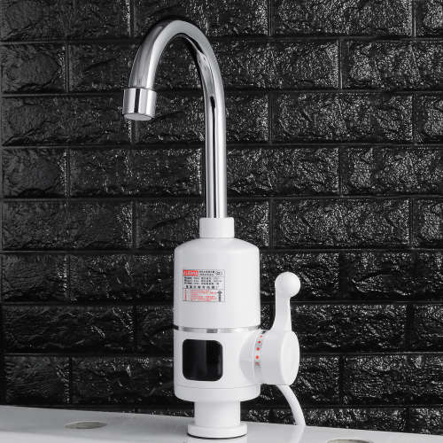 3000W Tankless Instant Electric Hot Water Heater Faucet LED Kitchen