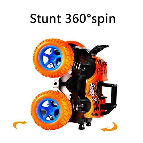 Mini 4WD Inertia Rotatable Car Toy  Friction Power Four-wheeled Off-road Vehicle Diecast Model