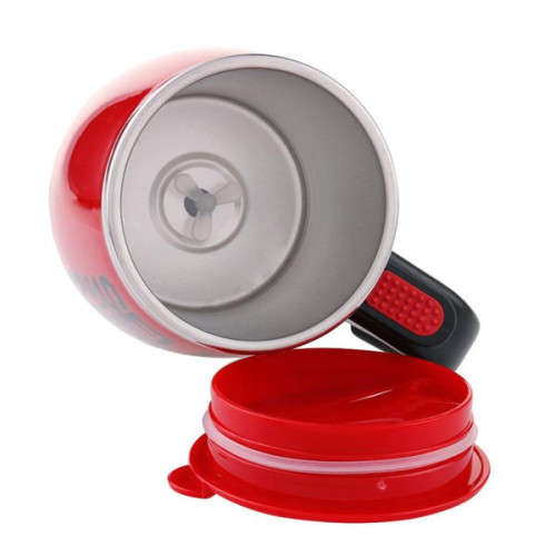 Battery Operated Stainless Steel Self Stirring Mug Skidproof coffee cup