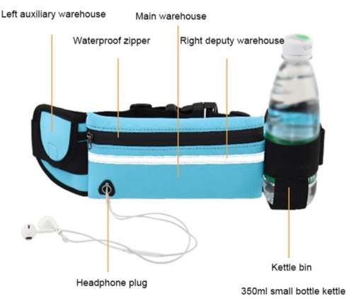 Waterproof Waist Bag Outdoor Running Sport Fanny Pack