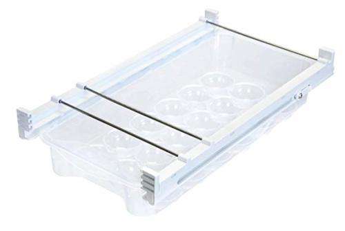 Smart Design Refrigerator Pull Out Adjustable Egg Drawer