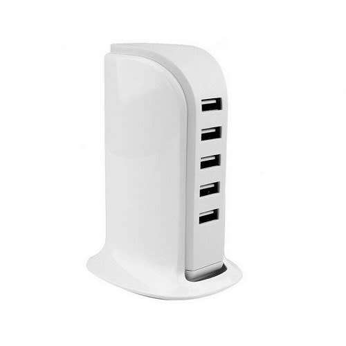 5 Port USB Charging Stand