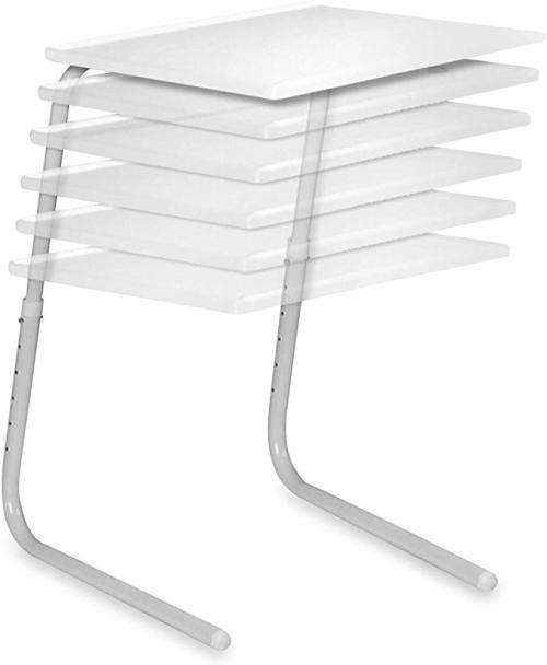 WHITE Table-mate 2 The Adjustable, Portable, Folding Table