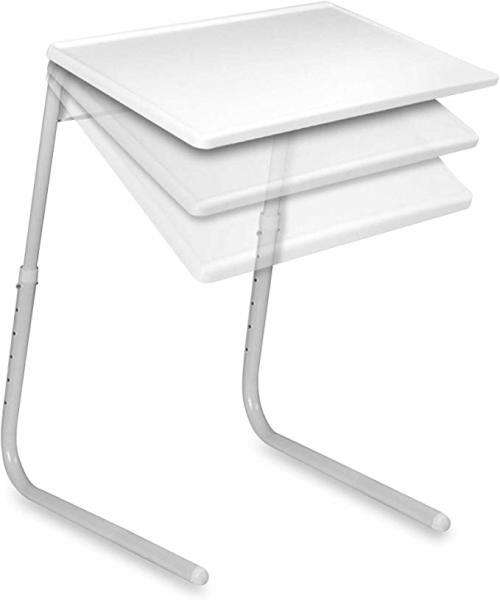 WHITE Table-mate 2 The Adjustable, Portable, Folding Table
