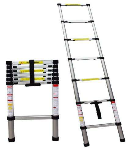 New Design Alloy Aluminium Multi-purpose 2m Telescopic Ladder