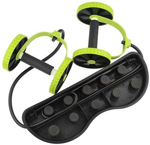 Revoflex Xtreme- New Core Double Wheels Ab Roller, Pull Rope