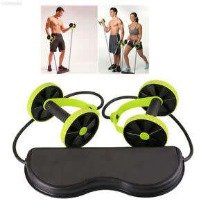 Revoflex Xtreme- New Core Double Wheels Ab Roller, Pull Rope
