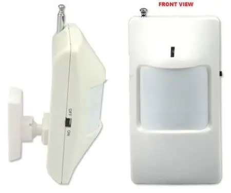433 WIRELESS PIR DETECTOR for alarm system