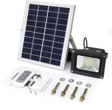 Brand new 10W LED solar remote control floodlight with solar panel