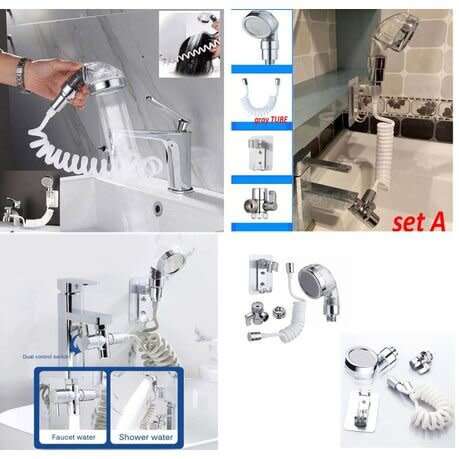 Retractable Bathroom Sink Shower Head Faucet RF-44