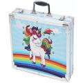 Unicorn 145pc Art Set with Aluminum Box for Kids