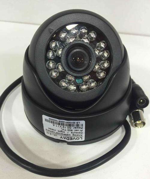 900tvl 3.6MM LENS IR CUT NIGHT VISION DOME INDOOR CCTV CAMERA ( BLACK COLOUR)