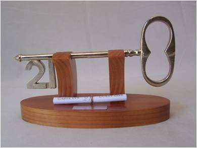 21st key on a stand
