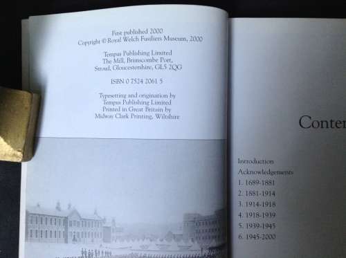Royal Welch Fusiliers compiled by Peter Cocker and David Bownes