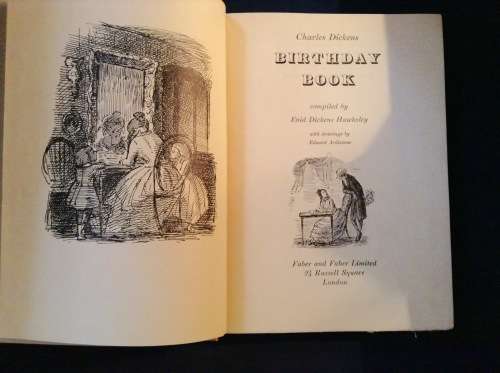 Charles Dickens The Birthday Book, First Edition