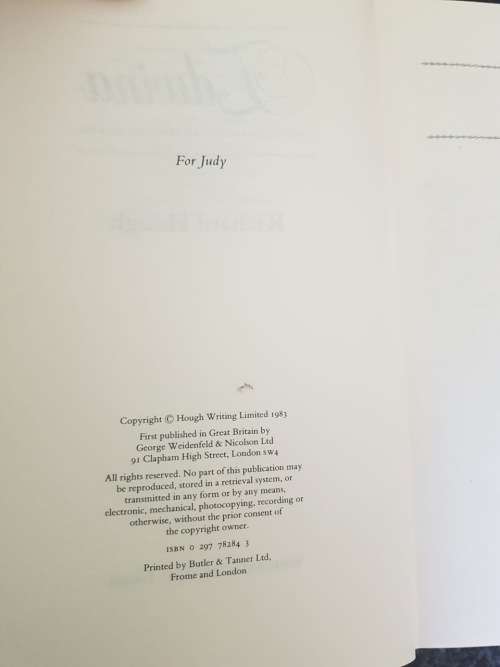 Edwina by Richard Hough, First Edition  Countess Mountbatten of Burma