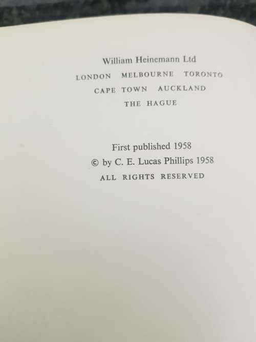 The Greatest Raid of All by C.E Lucas Phillips, First Edition