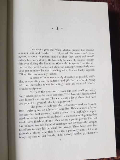 Brando, First Edition, the unauthorised biography by Joe Morella and Edward Epstein