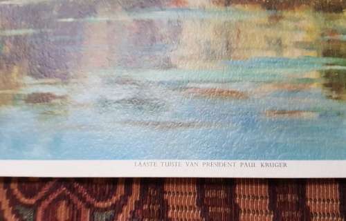 Gabriel de Jongh print - Last home of President Kruger