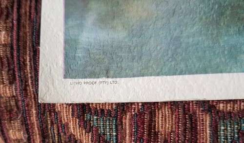 Gabriel de Jongh print - Last home of President Kruger