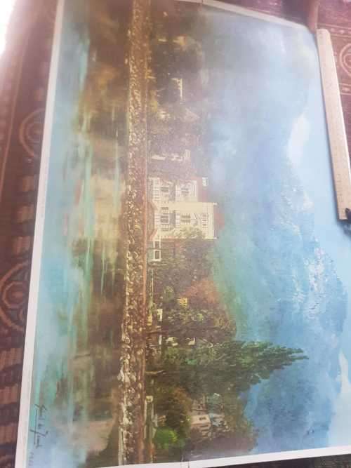 Gabriel de Jongh print - Last home of President Kruger