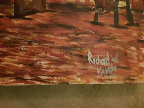 Richard Kupeta, signed 2009, Oil on canvas