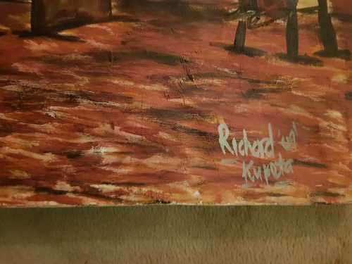 Richard Kupeta, signed 2009, Oil on canvas