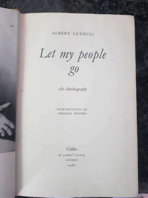 Let My People Go Albert Luthuli