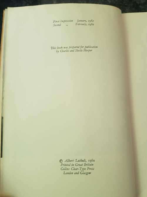 Let My People Go Albert Luthuli