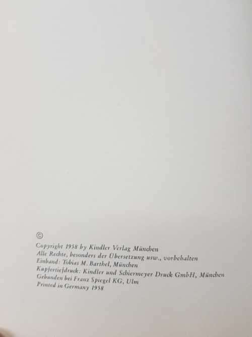 Picasso, First Edition by Von Lothar-Günter Buchheim, Picture biography