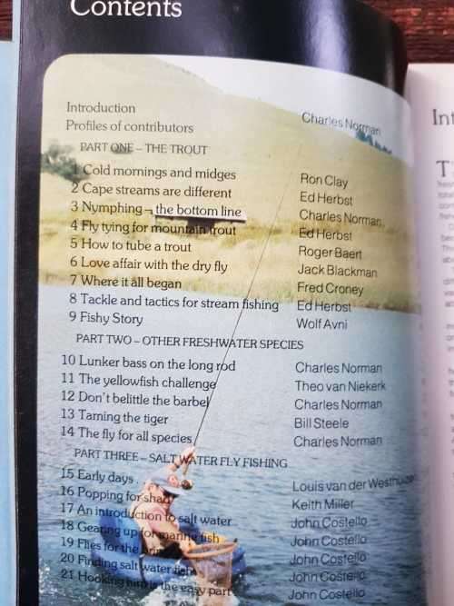 Fresh and salt water Fly Fishing in Southern Africa. Excellent condition.