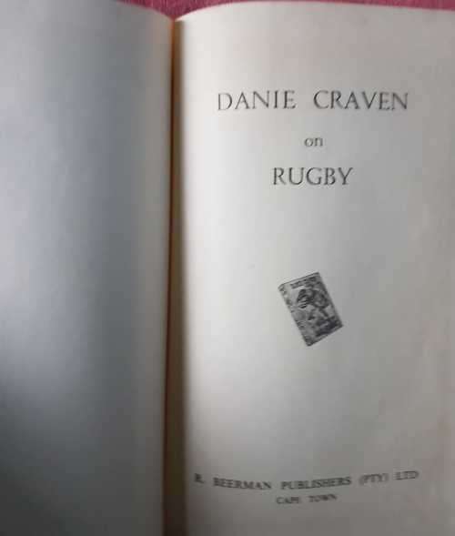 Rugby,  Danie Craven AND Green and Gold, First Editions