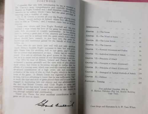 Rugby,  Danie Craven AND Green and Gold, First Editions