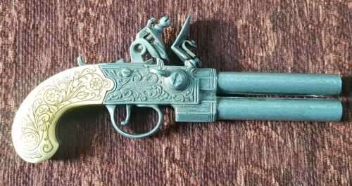 18th century non firing pirate Flintlock replica 18th century non firing pistol