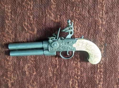 18th century non firing pirate Flintlock replica 18th century non firing pistol